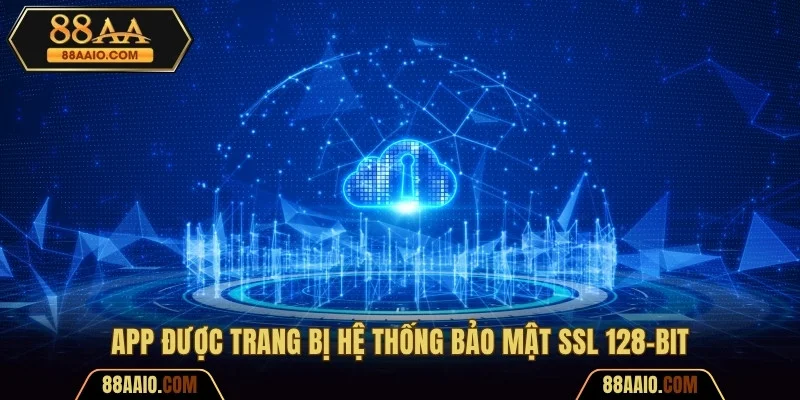 App được trang bị hệ thống bảo mật SSL 128-bit
