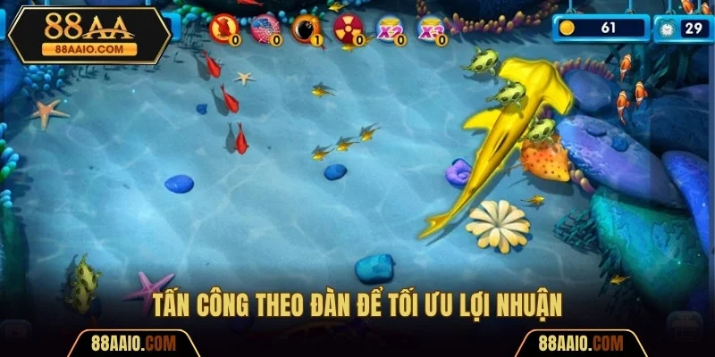 Tấn công theo đàn để tối ưu lợi nhuận